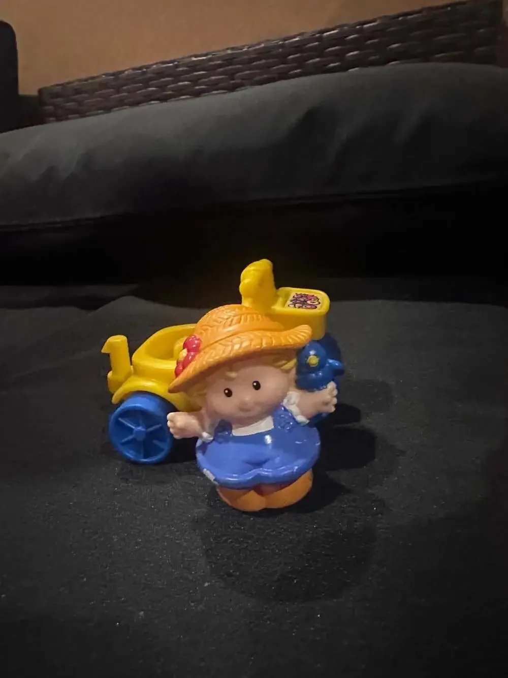 Vintage Fisher-Price Little People Maggie on Tricycle